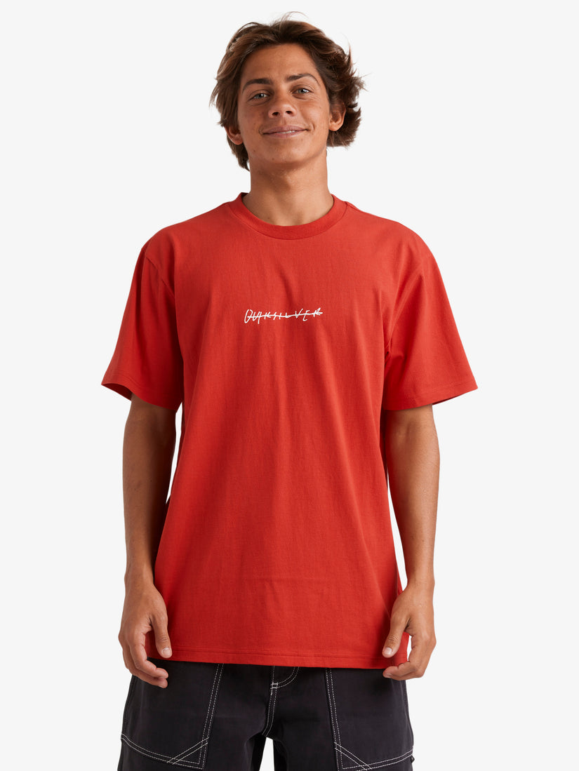 Mens Rushed Logo T-Shirt