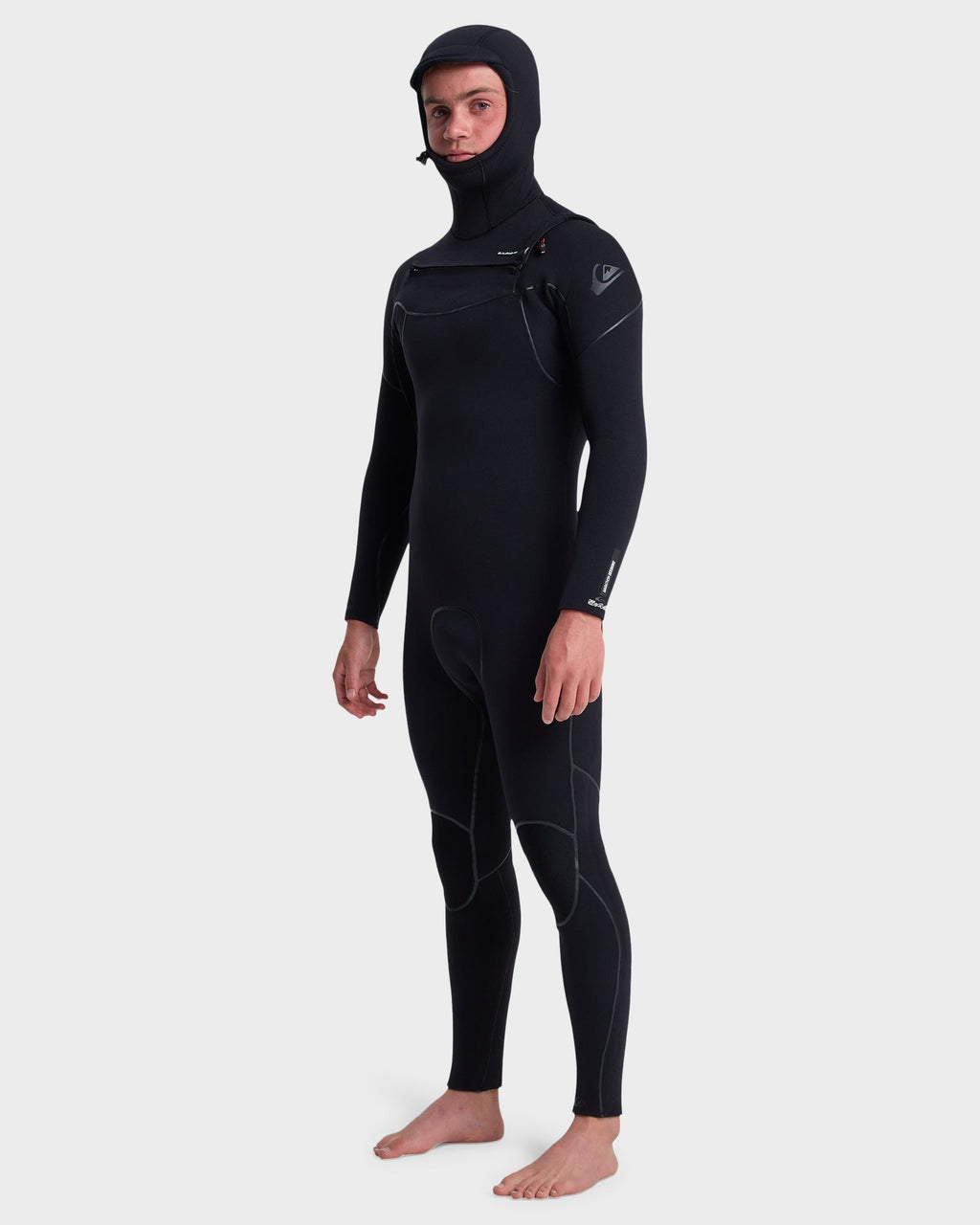 Mens 5/4/3 Marathon Sessions Hooded Chest Zip Wetsuit