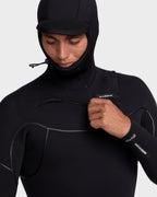 Mens 5/4/3 Marathon Sessions Hooded Chest Zip Wetsuit