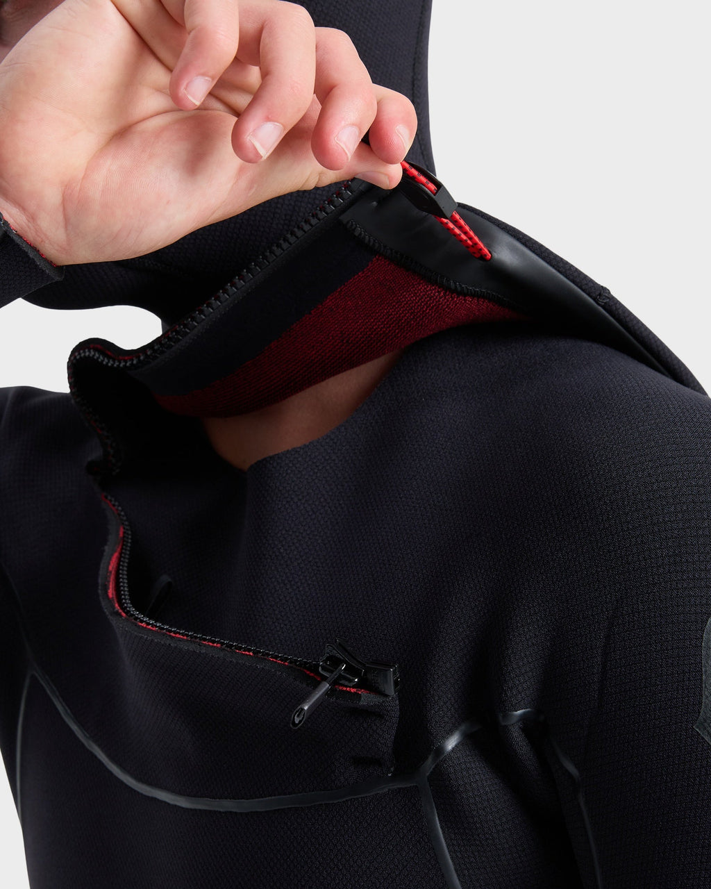 Mens 5/4/3 Marathon Sessions Hooded Chest Zip Wetsuit