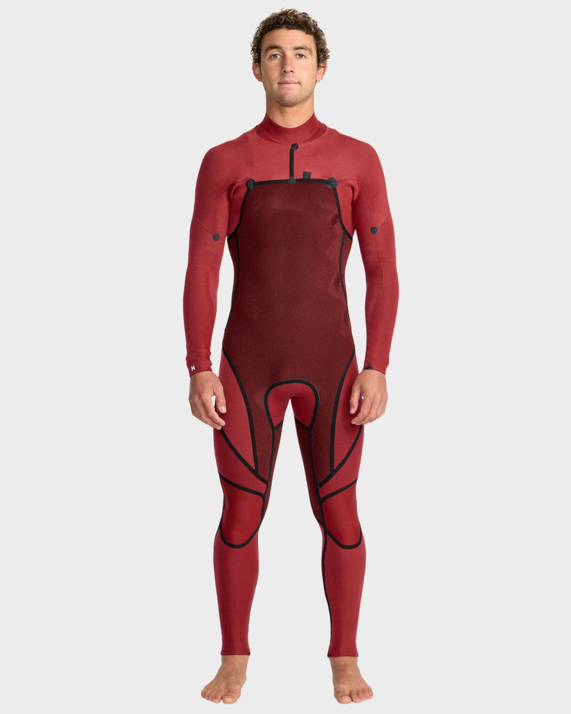 Mens Merc 3/2 Chest Zip Wetsuit