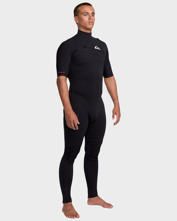 Mens 2/2Mm Highline Short Sleeve Chest Zip Wetsuit