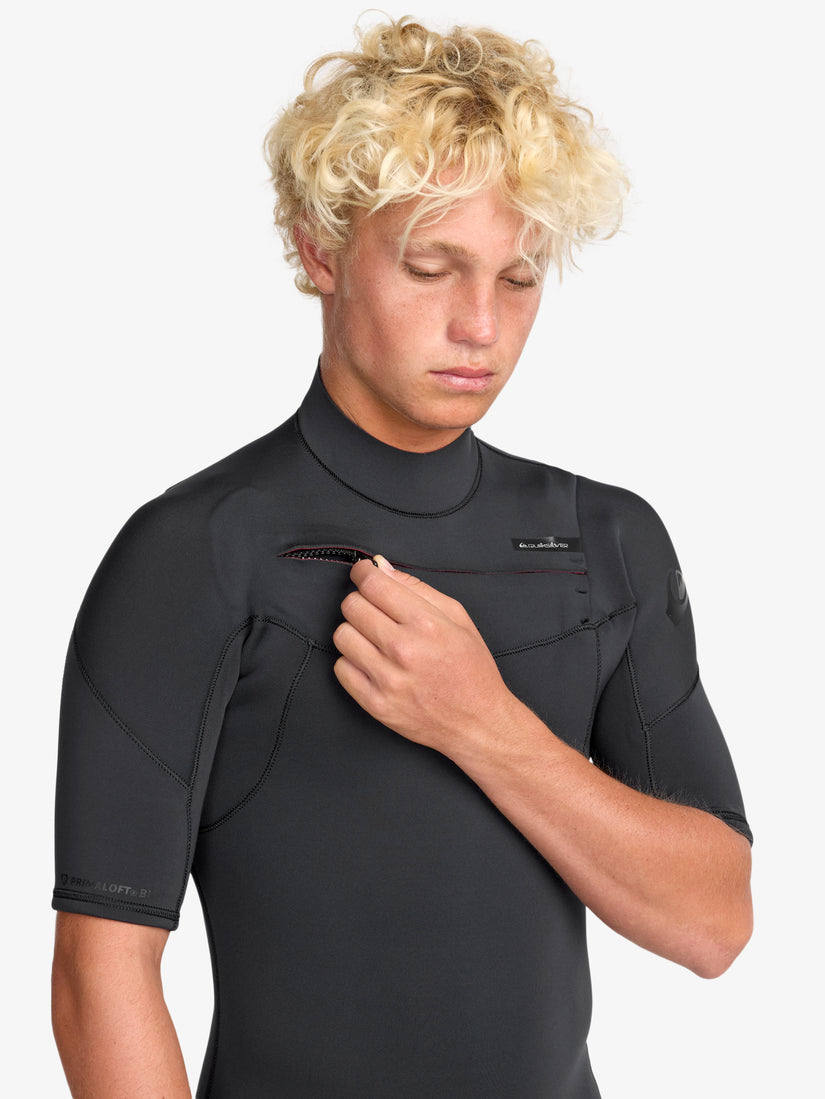 Mens 2/2mm Everyday Sessions Chest Zip Short Sleeve Wetsuit