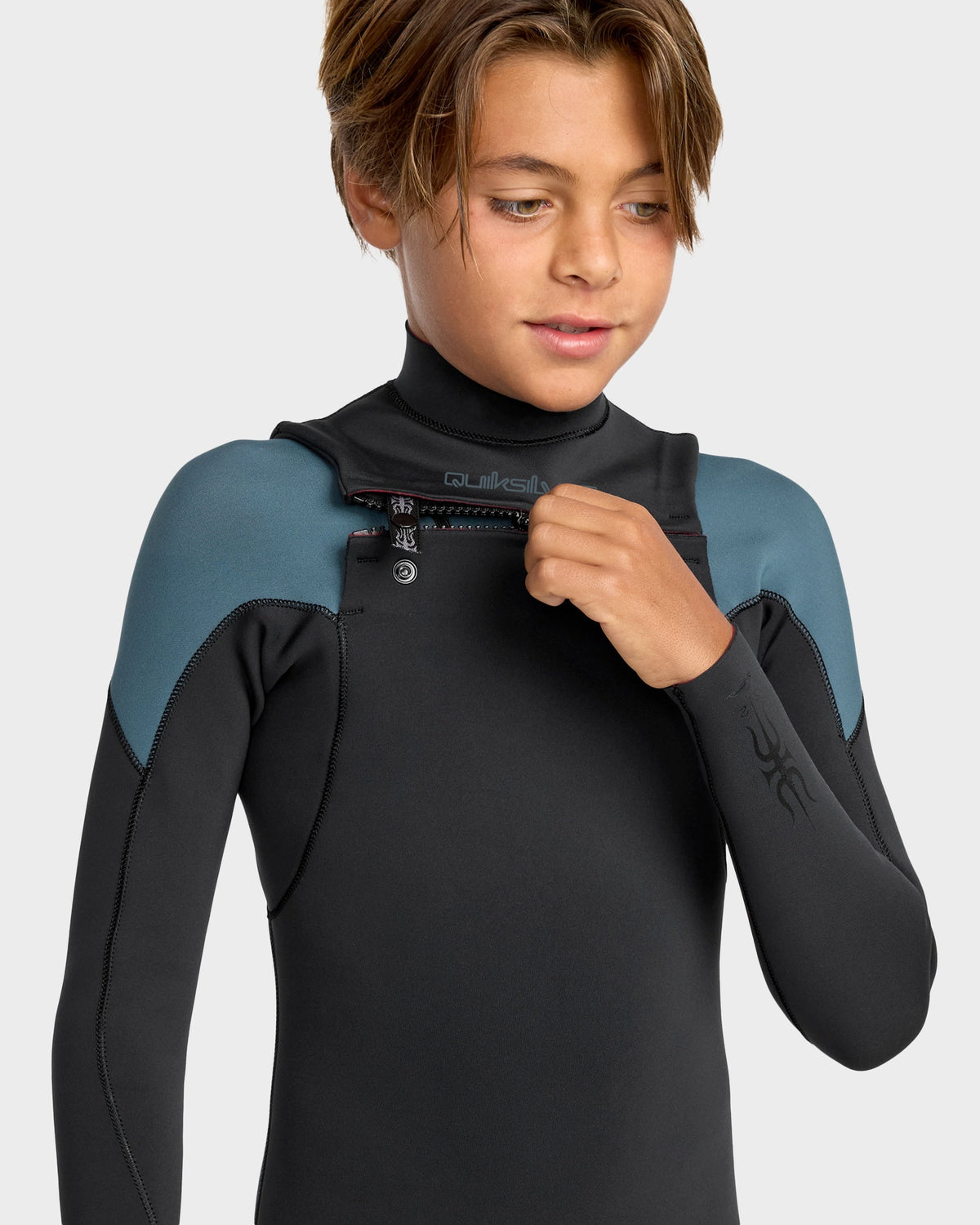 Boys 8-16 3/2Mm Mercury Chest Zip Wetsuit