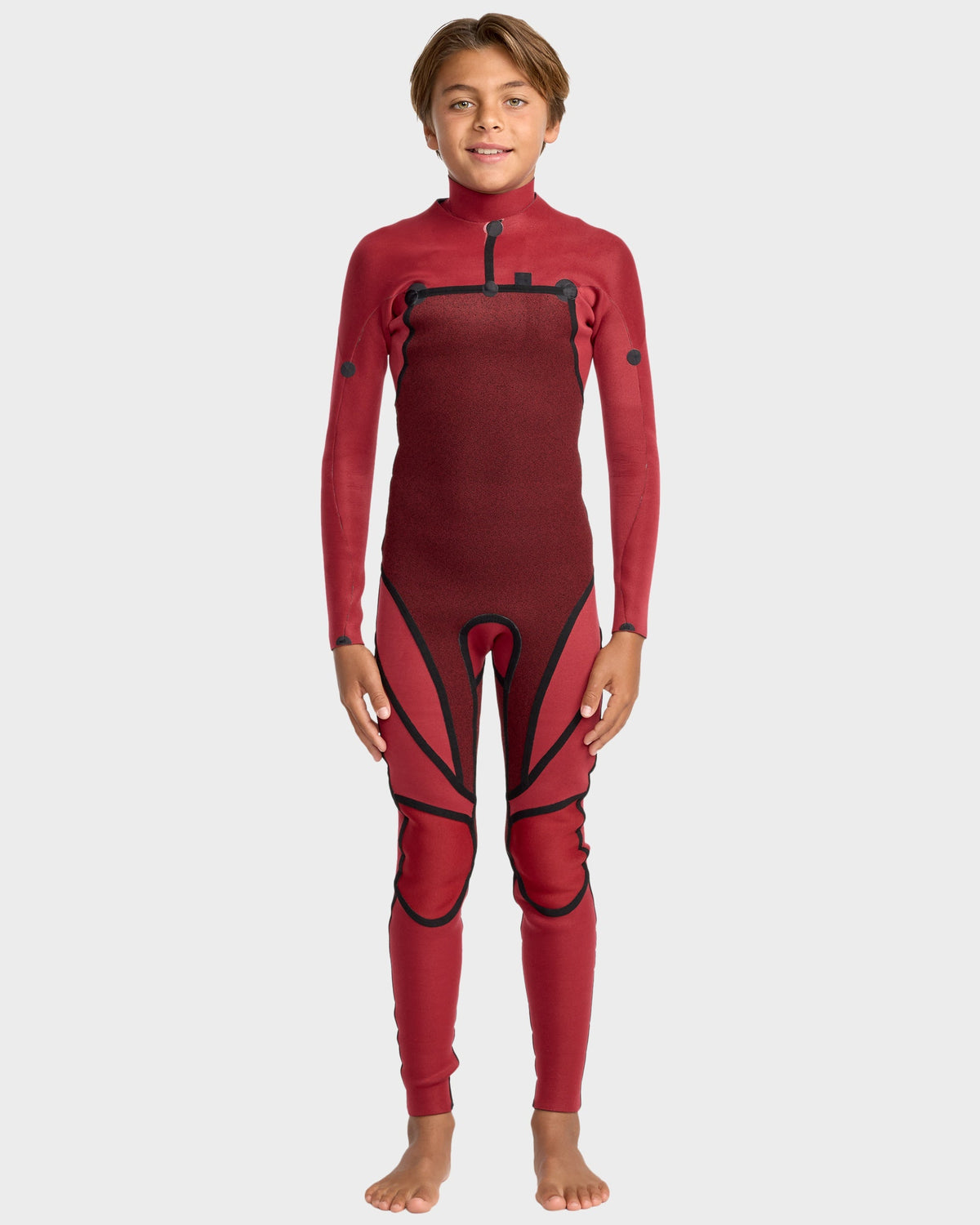 Boys 8-16 3/2Mm Mercury Chest Zip Wetsuit
