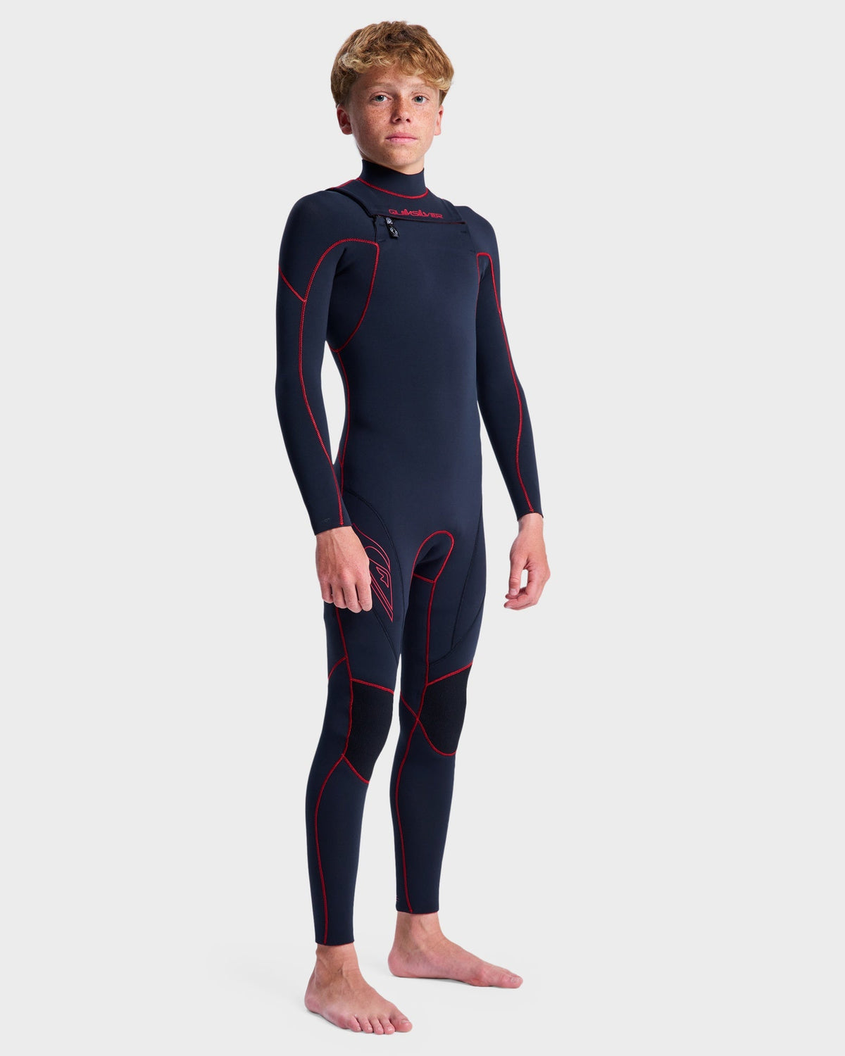 Boys 8-16 3/2 Mercury Chest Zip Wetsuit