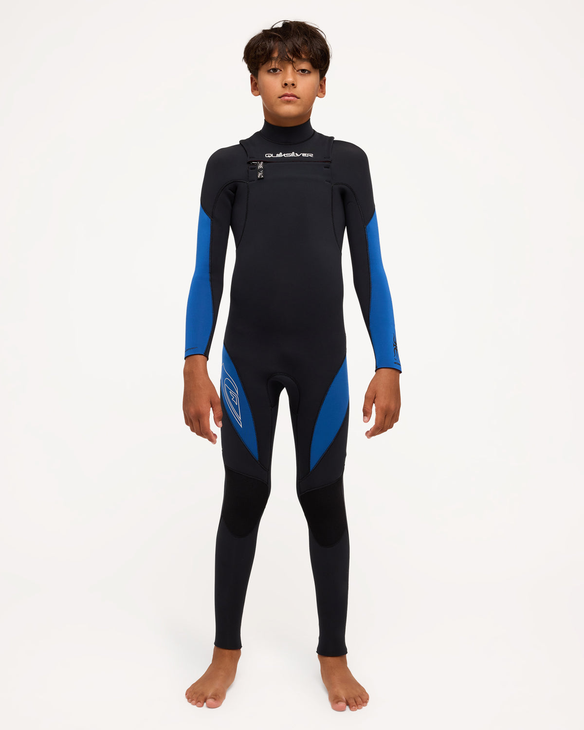 Boys 8-16 4/3 Mercury Chest Zip Wetsuit