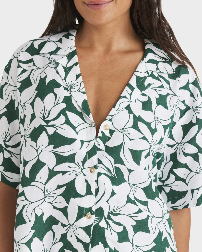 Womens Khloe Salty Water Short Sleeve Shirt