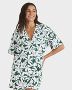 Womens Khloe Salty Water Short Sleeve Shirt