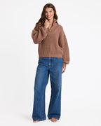 Womens So Cozy Half Zip Jumper