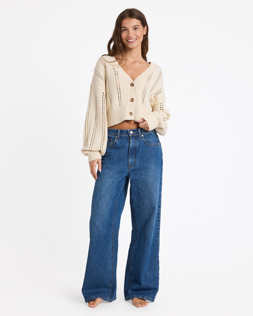 Womens Sunlaced Cardigan
