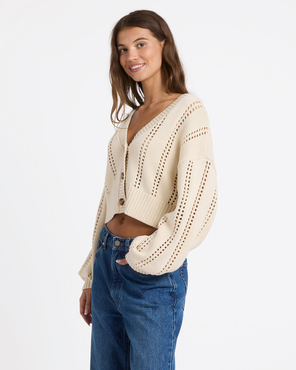 Womens Sunlaced Cardigan