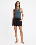 Womens Recess Elastic Waist Shorts
