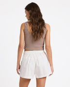 Womens Recess Elastic Waist Shorts