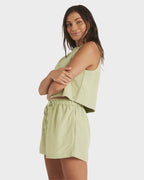 Womens Dreamer Elastic Waist Shorts