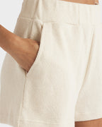 Womens Always Sunny Elastic Waist Shorts