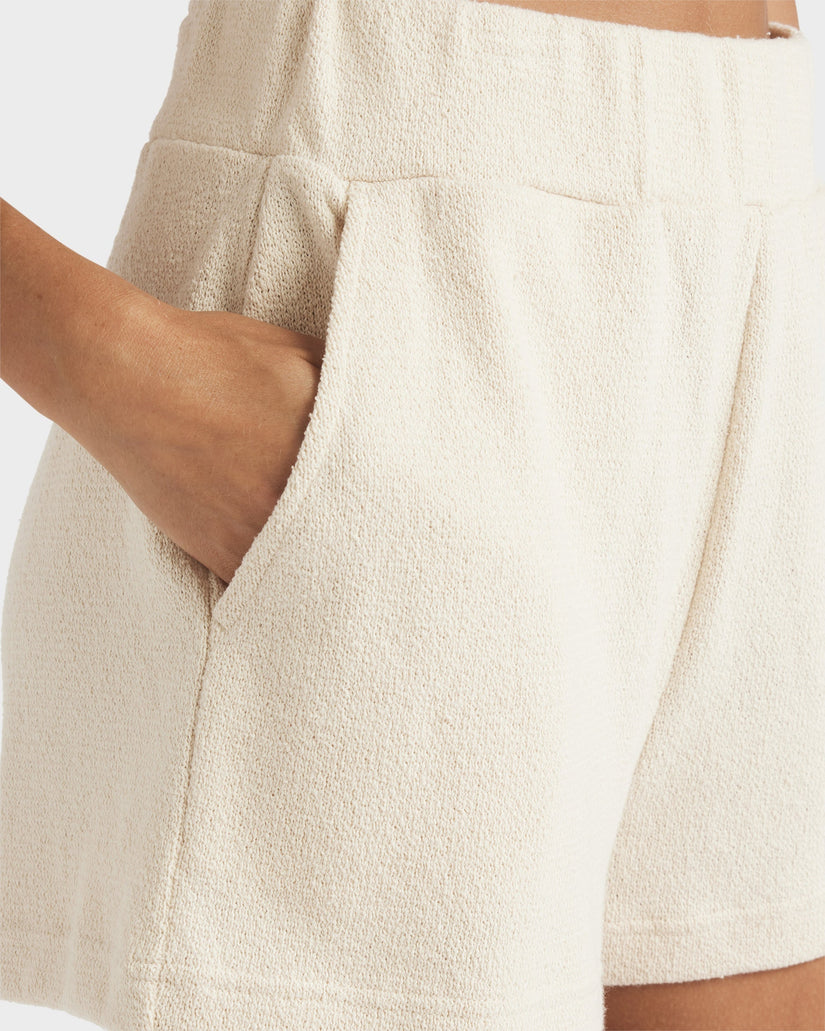 Womens Always Sunny Elastic Waist Shorts