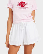 Womens Dreamer Elastic Waist Shorts
