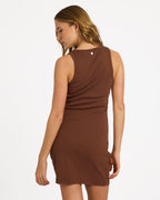 Womens Base Rib Mini Dress