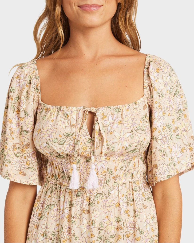 garland mini dress Garland Organza Mini Dress Peach Pink / M+
