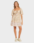 Womens Garland Sun Symphony Mini Dress