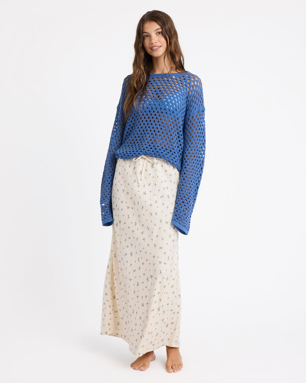 Womens In Bloom Maxi Skirt