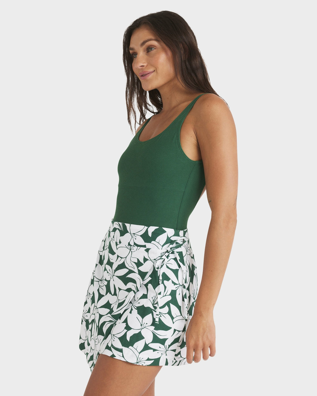 Womens Khloe Wrap Mini Skirt