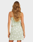 Womens Blossom Bias Mini Skirt