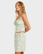 Womens Blossom Bias Mini Skirt