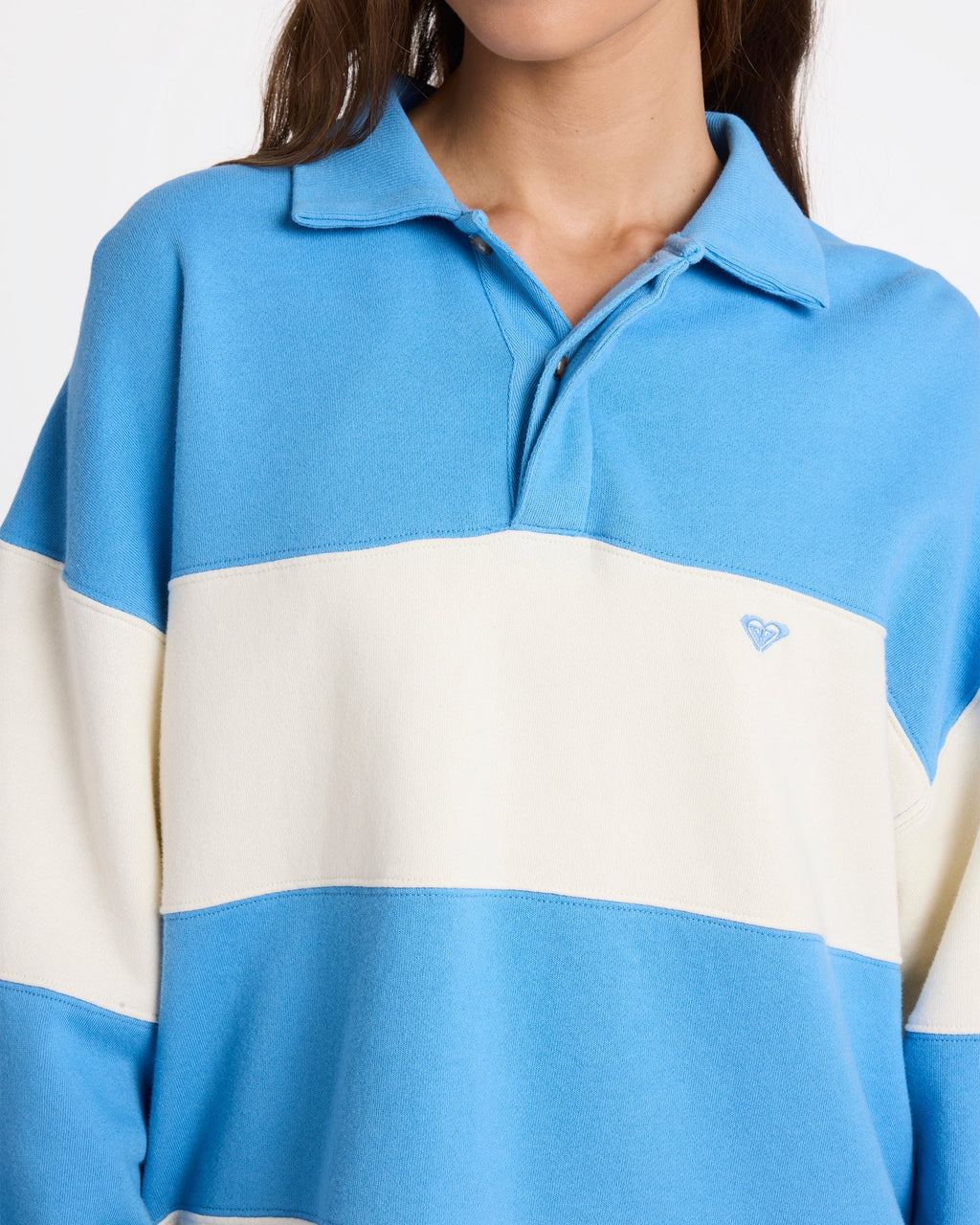 Womens Cross Over Fleece Jumper