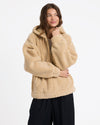 Womens City Track Fleece Jacket