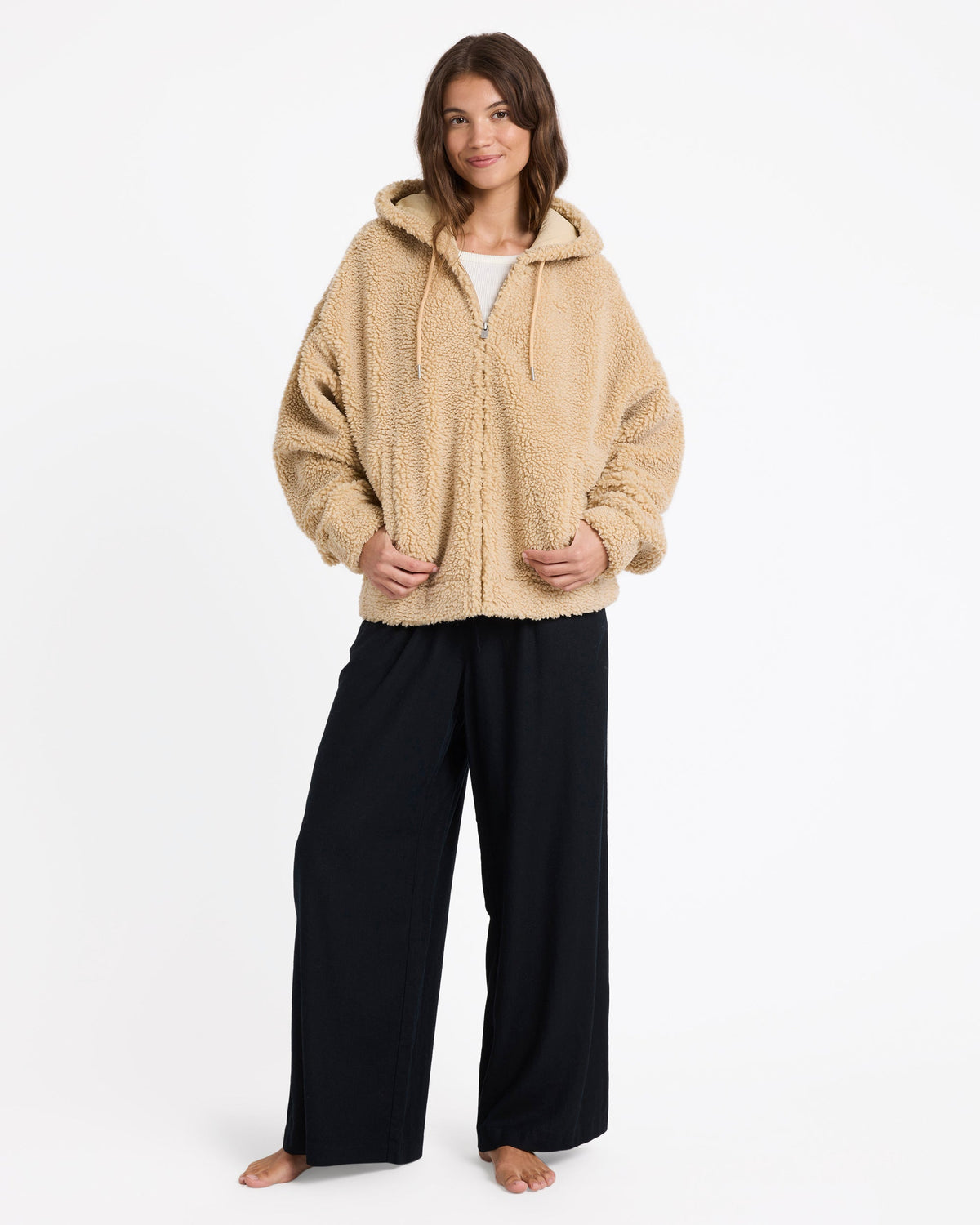 Womens City Track Fleece Jacket