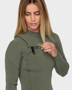 Womens 3/2Mm Elite Xtra Stretch Chest Zip Wetsuit