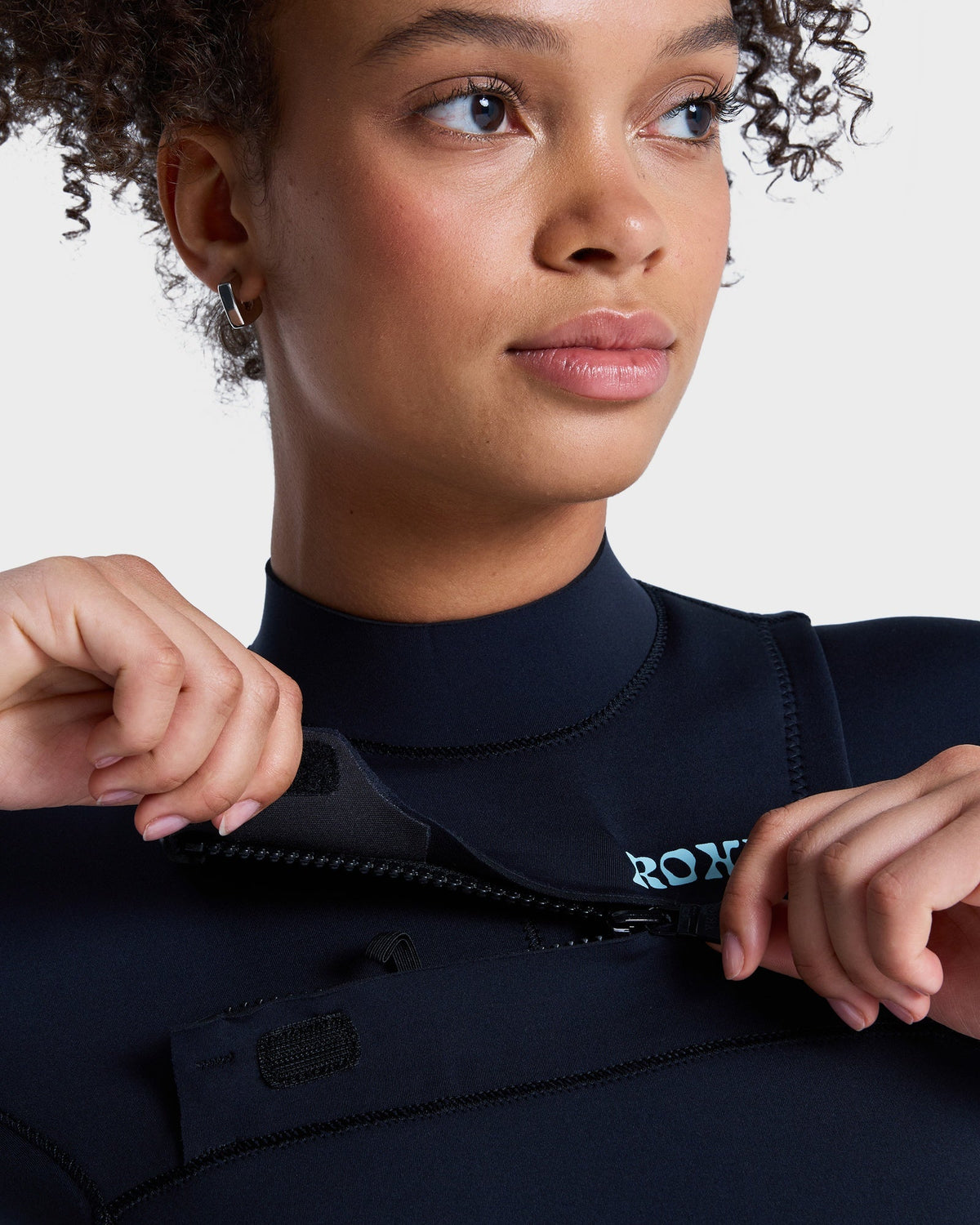 Womens 3/2mm Swell Natural Chest Zip Wetsuit