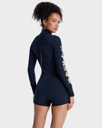 Womens 2mm Swell Back Zip Natural Long Sleeve Springsuit