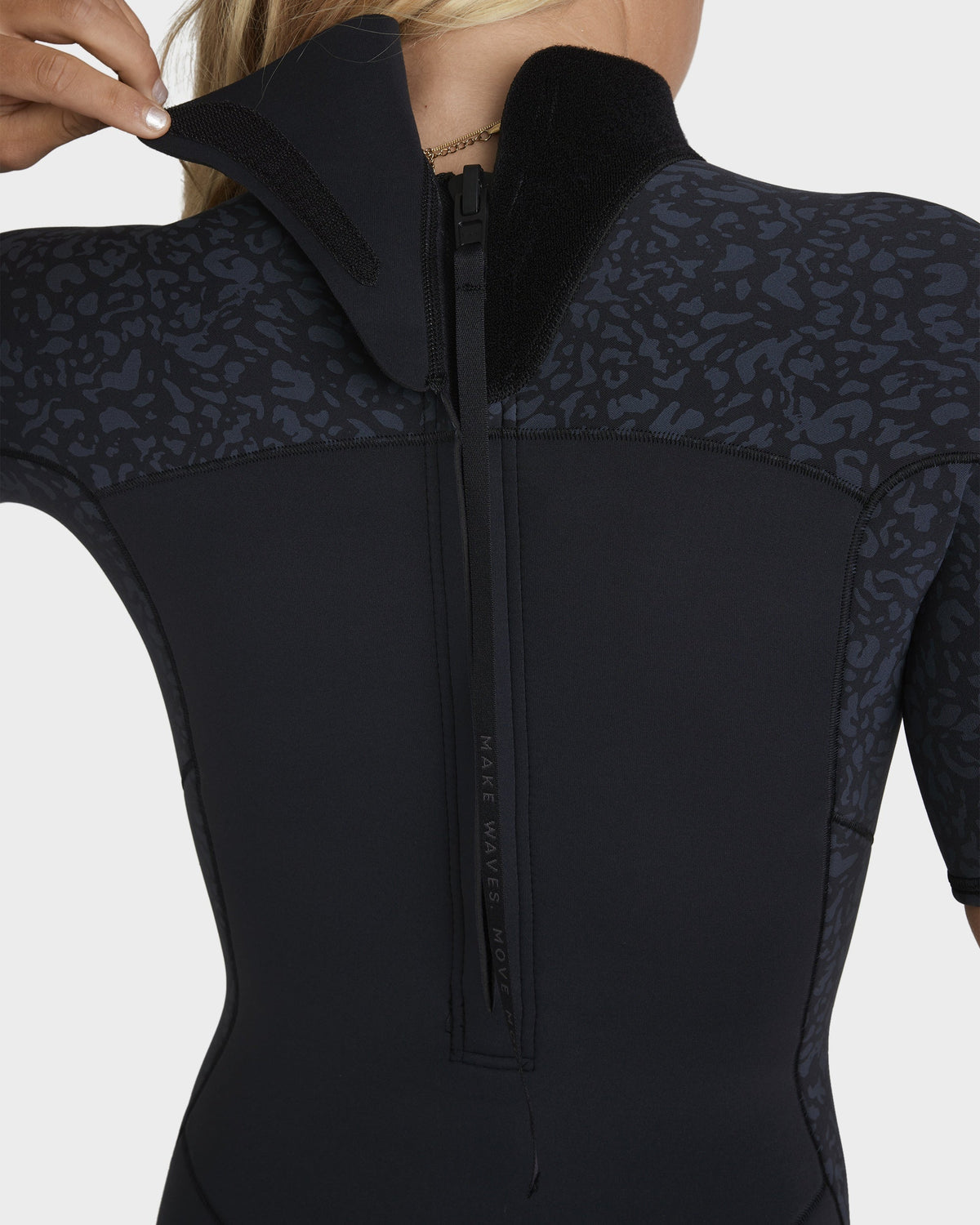 Womens 2Mm Swell Natural Back Zip Springsuit