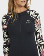 Womens Windswept Floral Long Sleeve Rash Vest