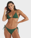 Womens Palm Shadows Tiki Tri Bikini Top