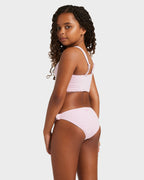 Girls 8-16 Daisy Check Crop Two Piece