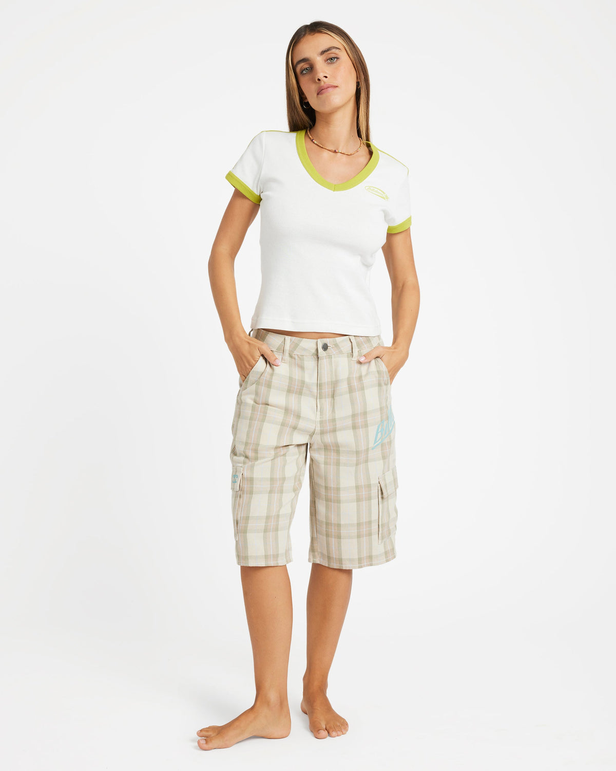 Womens No Doubt Elastic Waist Shorts