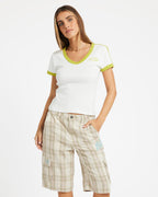 Womens No Doubt Elastic Waist Shorts