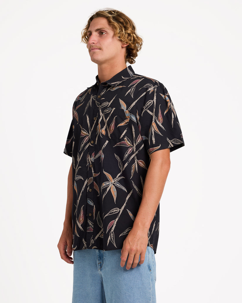 Mens Scaler Stone Woven Short Sleeve Shirt