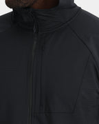 Mens Gridweb Zip Up Hooded Jacket