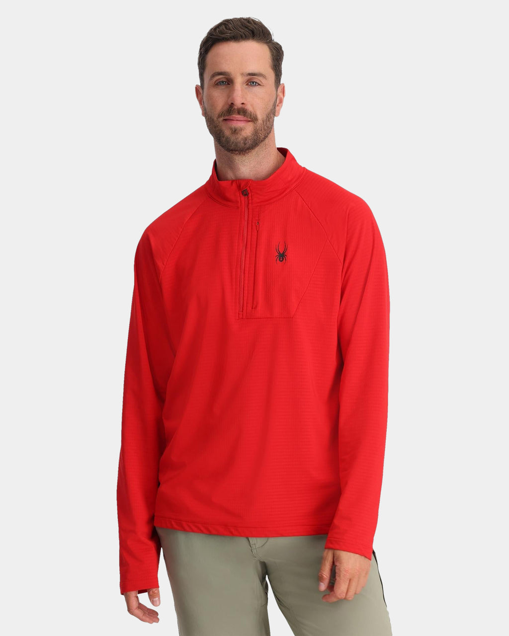 Mens Gridweb Half Zip Fleece Jumper