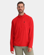 Mens Gridweb Half Zip Fleece Jumper