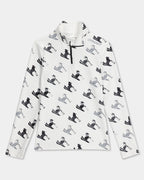 Womens Vivid Half Zip Jumper