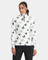 Womens Vivid Half Zip Jumper