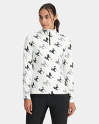 Womens Vivid Half Zip Jumper