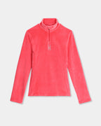 Womens Shimmer Bug Half Zip Fleece Jumper