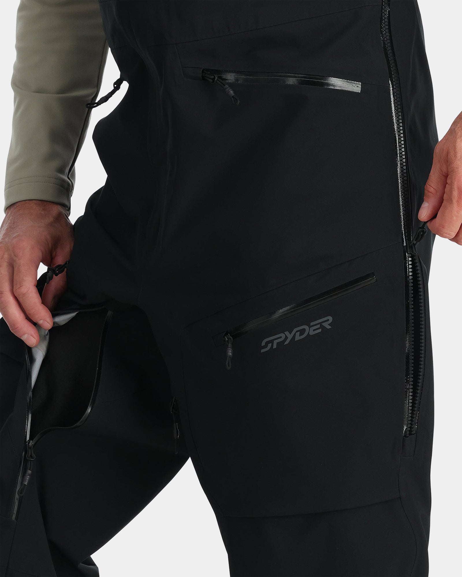Mens Sanction Bib Shell Snow Pants
